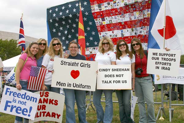 conservative cuties support soldiers